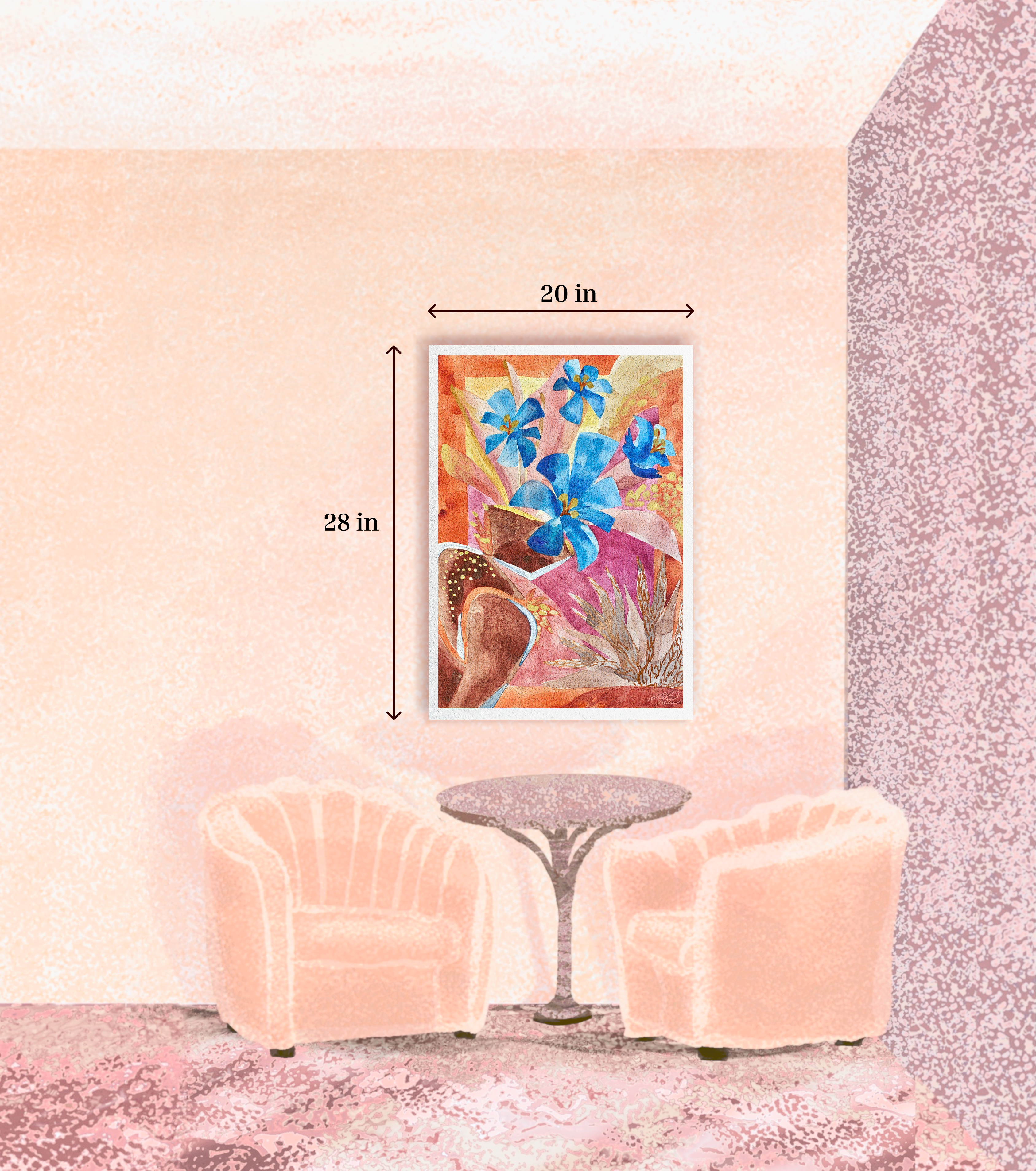 Vibrant Floral Still Life Print