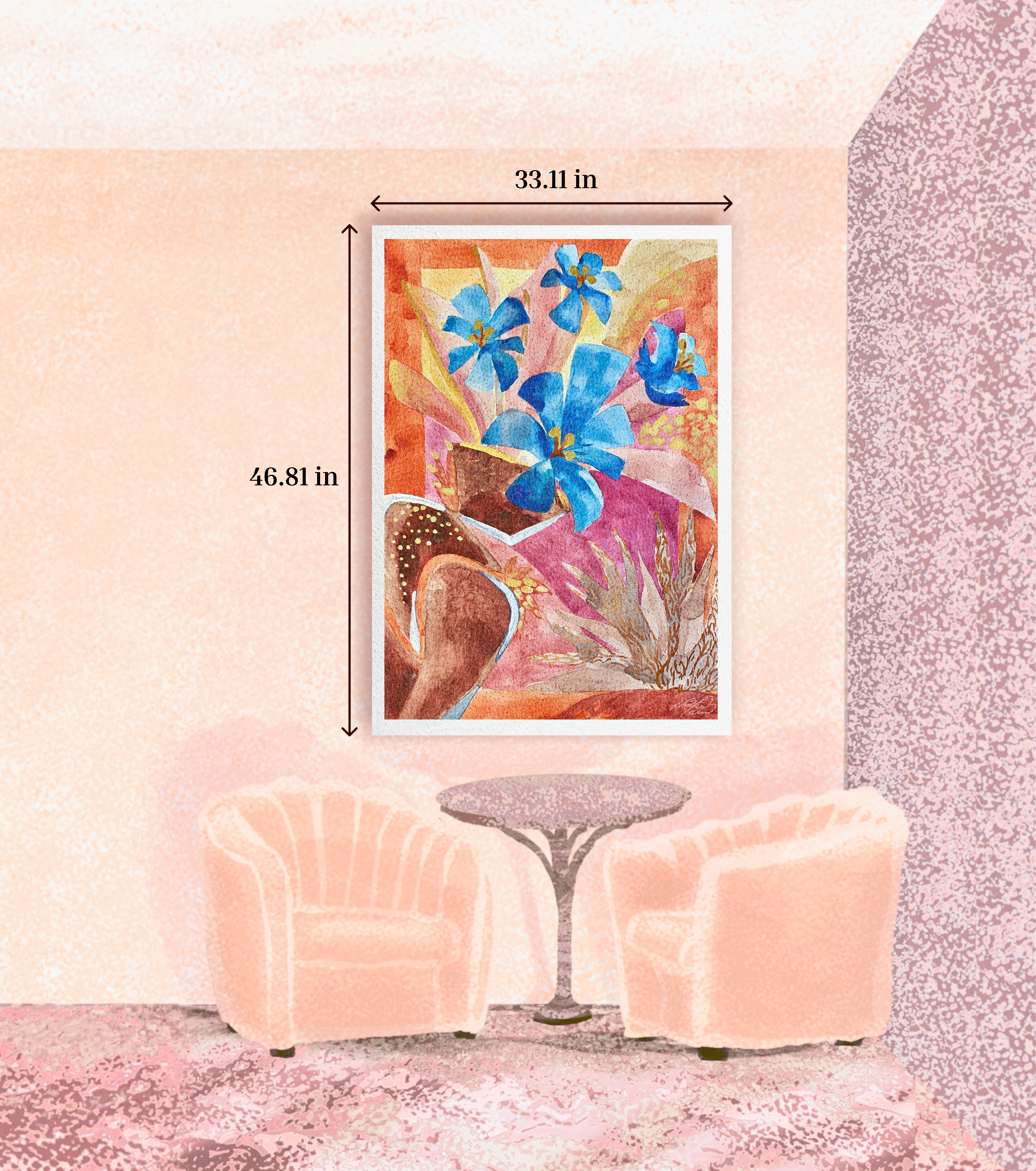 Vibrant Floral Still Life Print