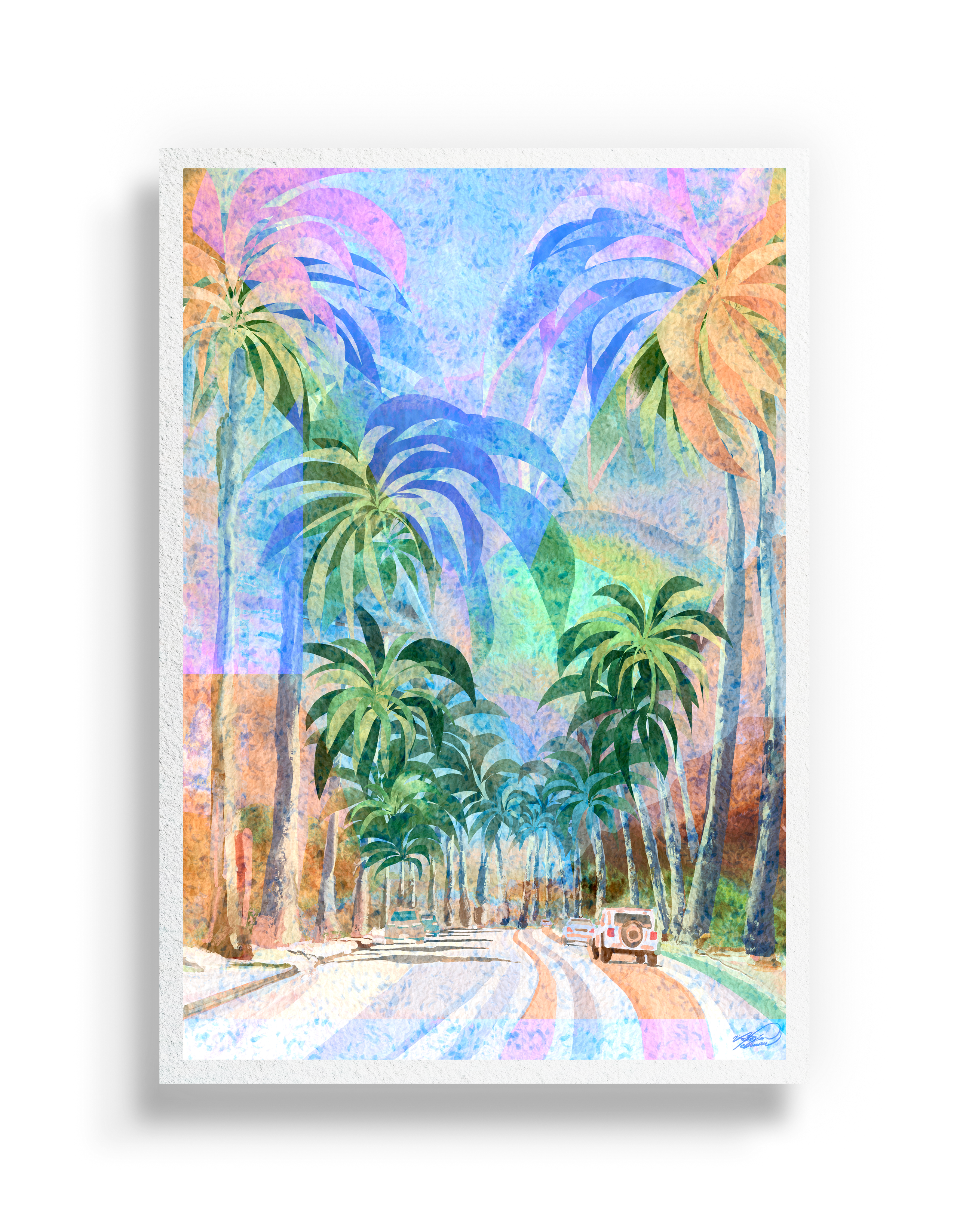 Palm Path Print