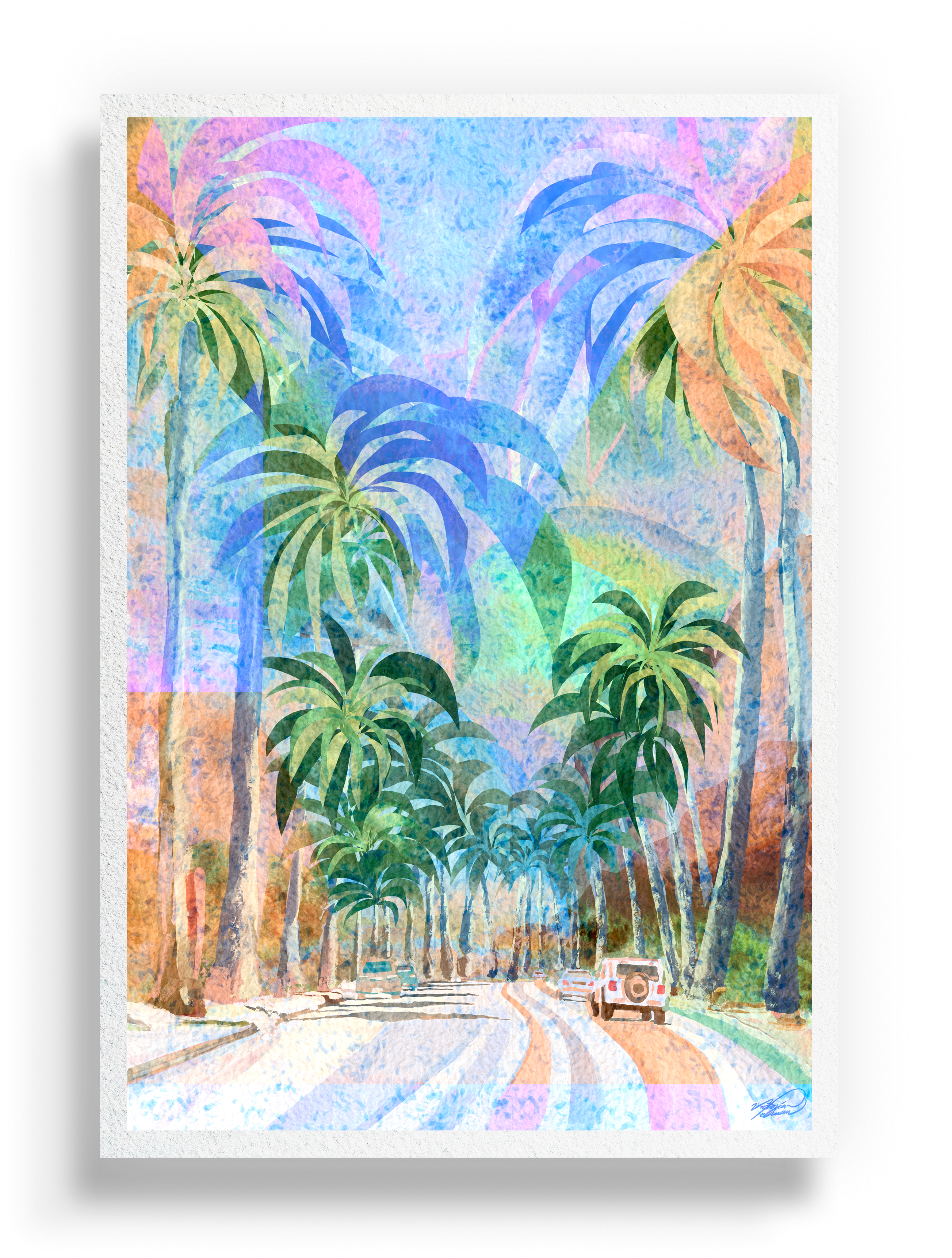 Palm Path Print