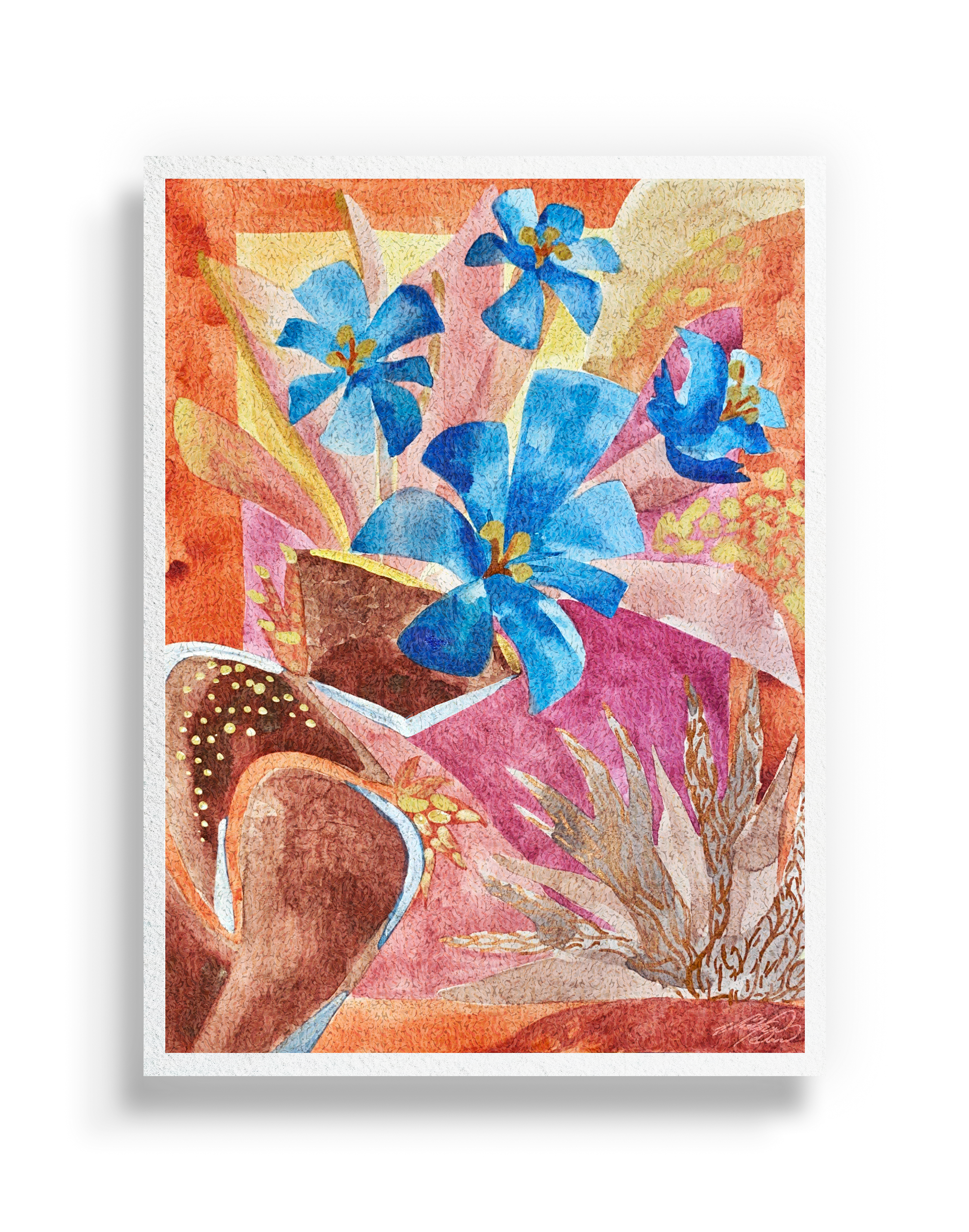 Vibrant Floral Still Life Print
