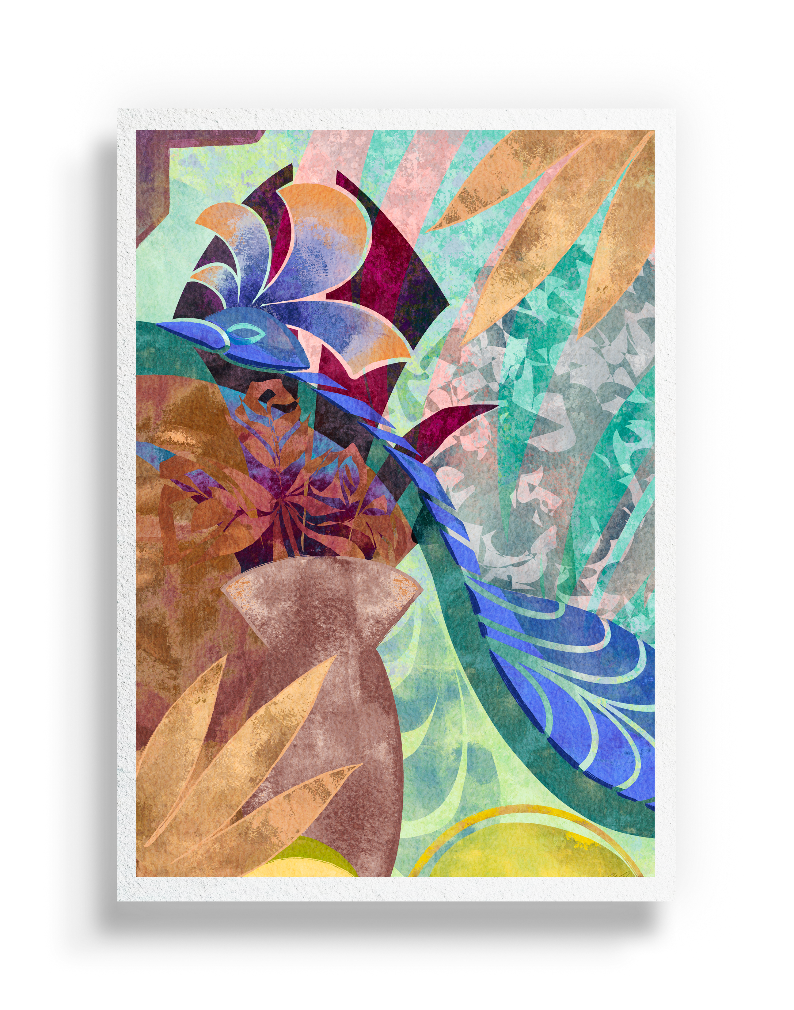 Pastel Willdlife Print