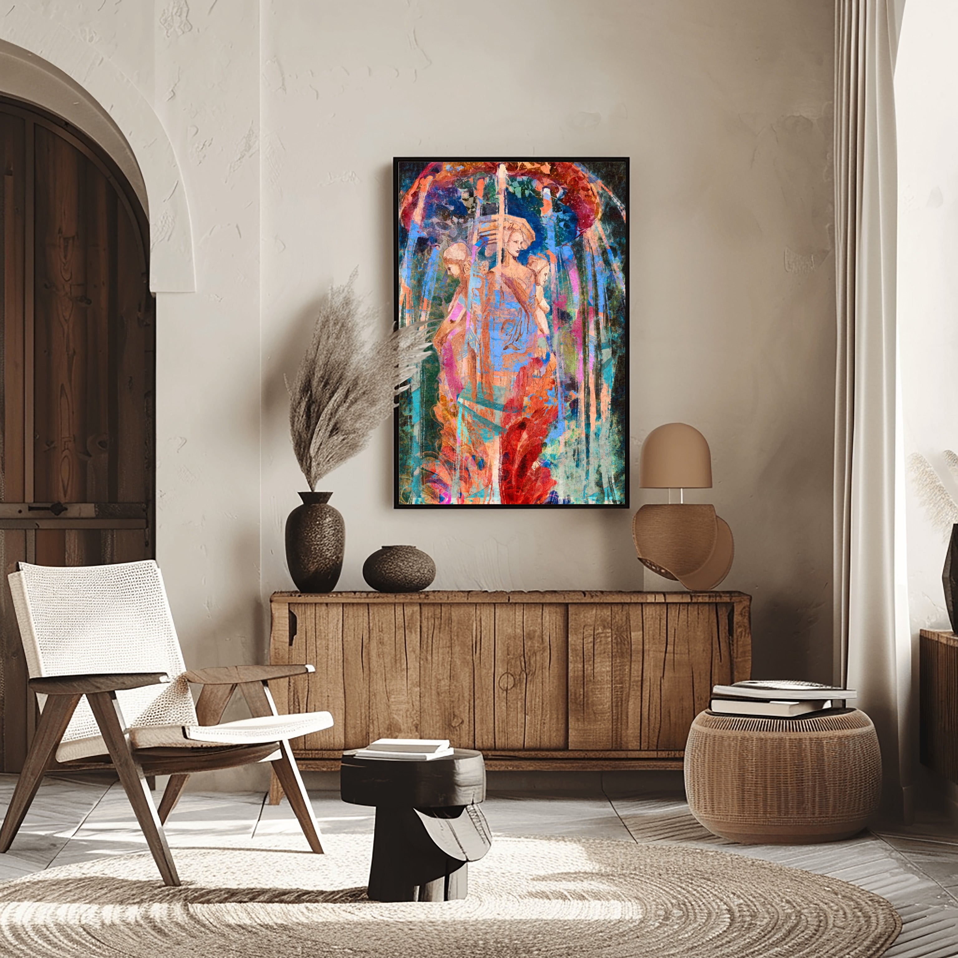 Parisian Fountain Print