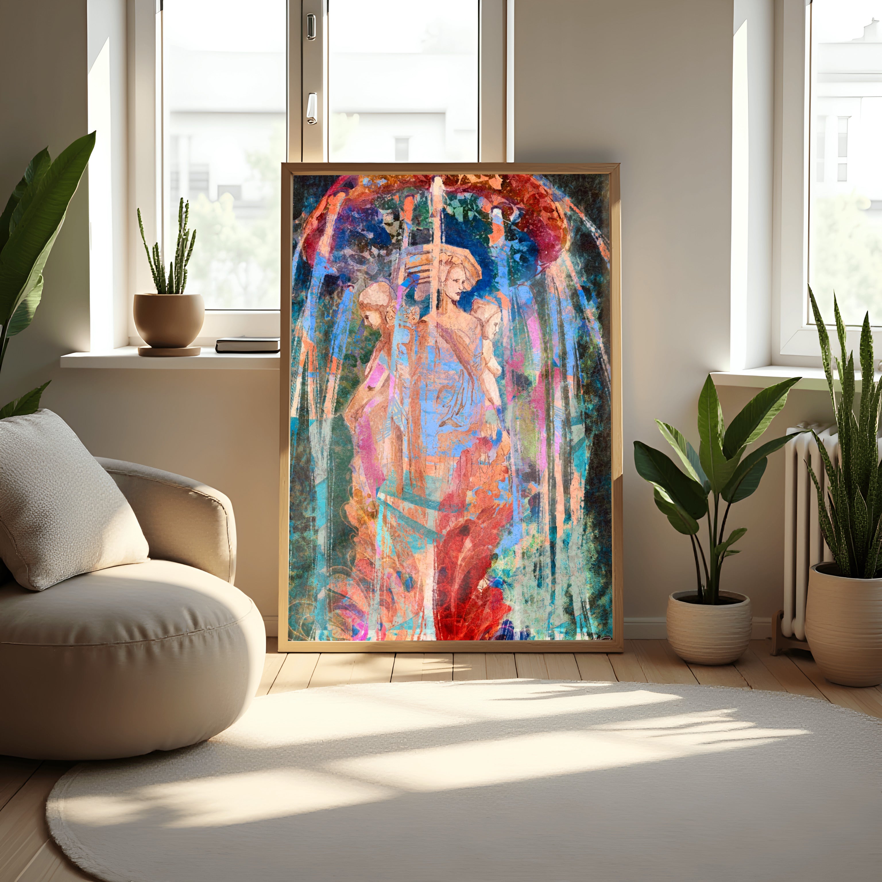 Parisian Fountain Print